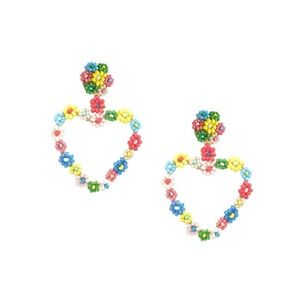 Free People sublime heart earrings